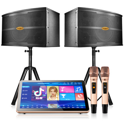 Powerful Karaoke Players High Quality KTV Sing Portable Karaoke System with Mic Speakers Home Karaoke Machine Set Sound Box