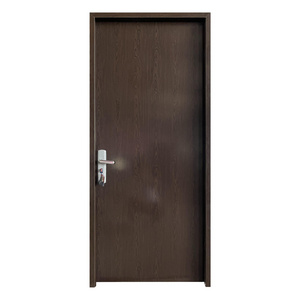 Pre-hung Security Steel Door flush Entry Exterior Metal Steel Main Door contemporary design Door for Houses