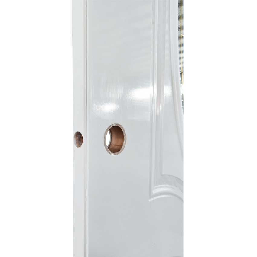 Hot sale modern design luxury steel door security front door with decorative glass exterior interior doors for houses