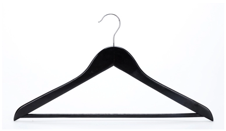 20 pack Black wooden clothes coat suit hangers for sale