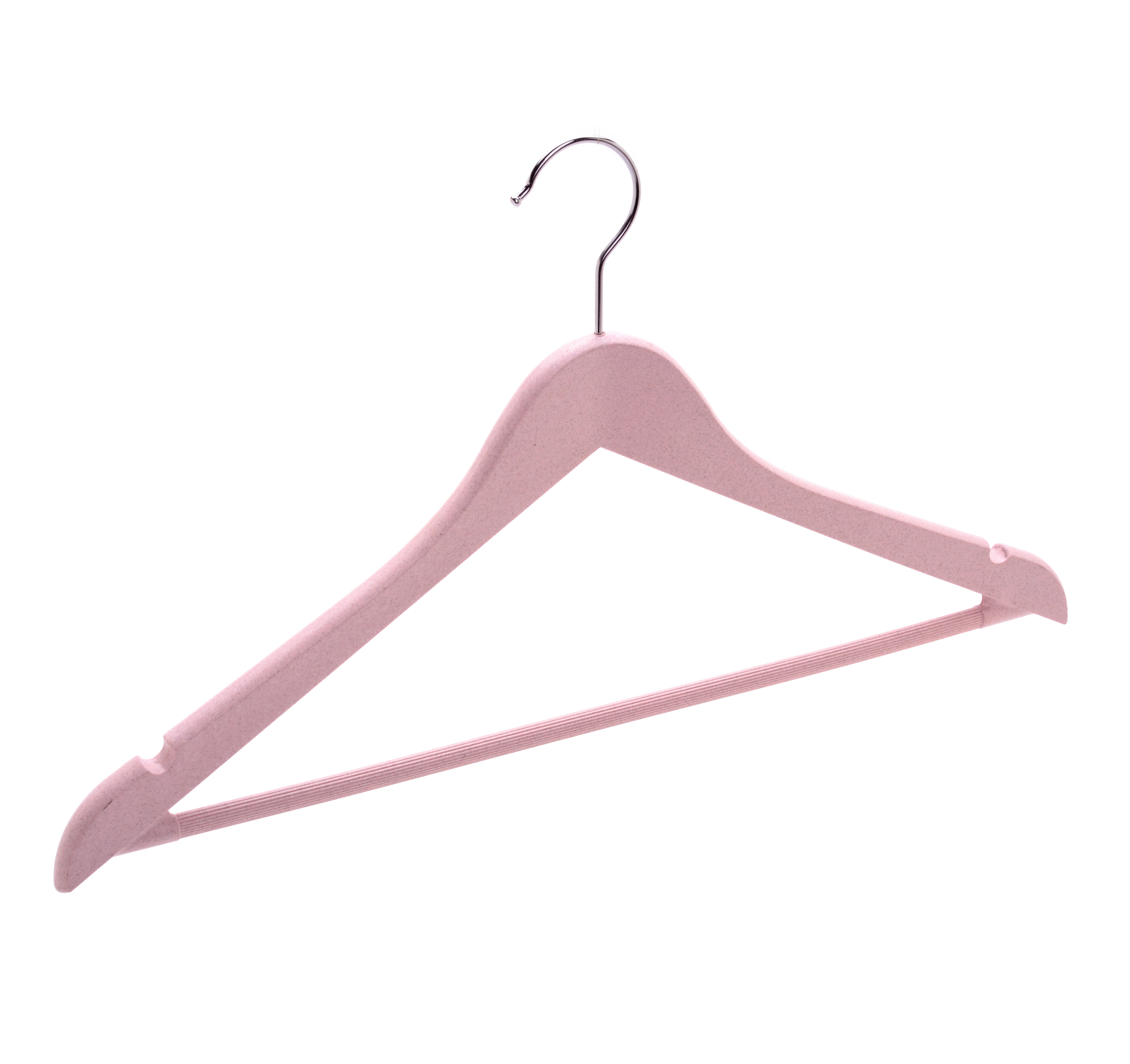 Biodegradable Clothes Hanger Adult Standard Hot Selling Hanger Eco Friendly Wheat Straw Recycle Garment Hanger