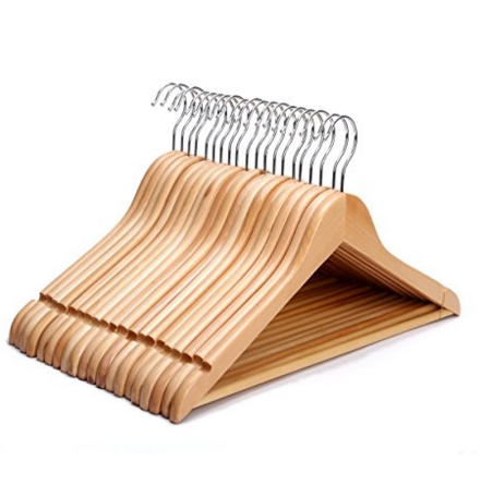 Cheap Factory Price Solid Wood hanger 20 Pack Suit Coat Hangers for sale