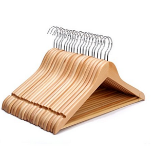 Cheap Factory Price Solid Wood hanger 20 Pack Suit Coat Hangers for sale