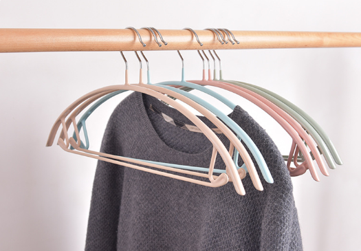 Colorful metal hanger for laundry wire clothes hanger iron hangers