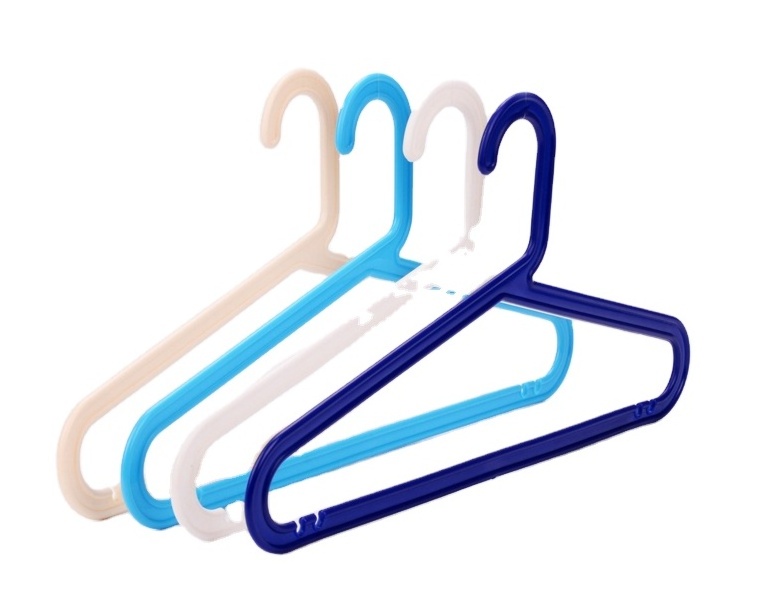 Customizable Plastic Coat Hangers with Logo Non-Slip Clothing Organizer for Jackets Pants for Laundry Use Low MOQ Supported