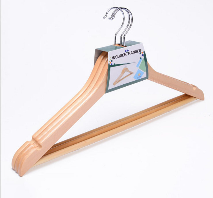 Cheap Factory Price Solid Wood hanger 20 Pack Suit Coat Hangers for sale