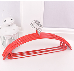 Colorful metal hanger for laundry wire clothes hanger iron hangers