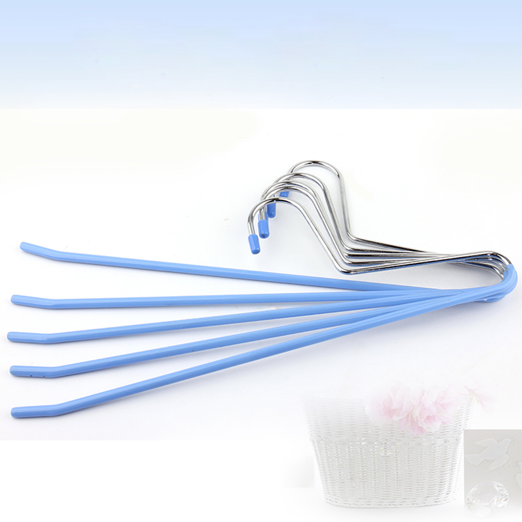 Factory supply PVC coating Open End metal pants hangers Z shape trousers hanger