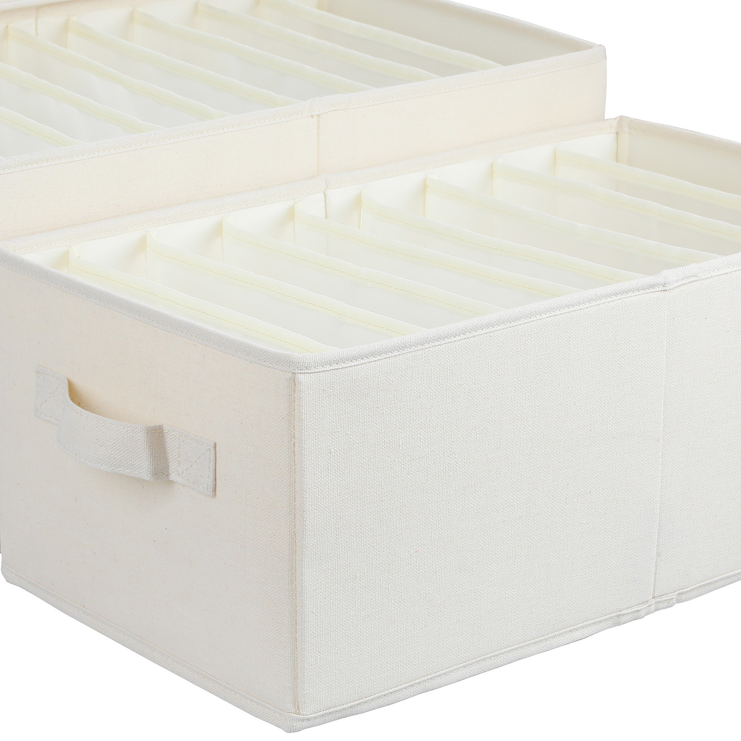 LINDON Scarf Organizer Wardrobe Storage Baby Clothes Storage Box With Lid Small Storage & Organiser