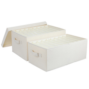 LINDON Scarf Organizer Wardrobe Storage Baby Clothes Storage Box With Lid Small Storage & Organiser