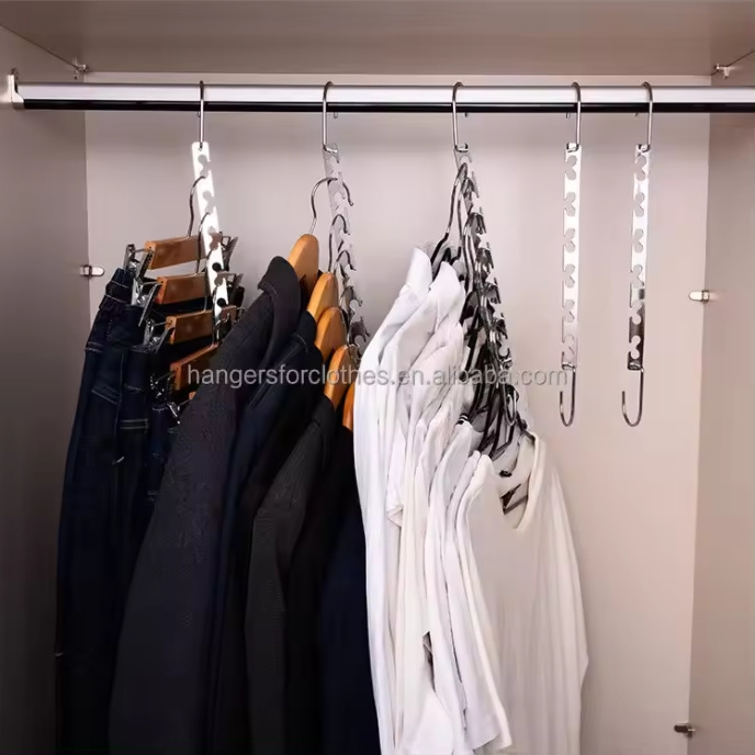 YIMITA unique holds 6 hangers for Coat Multifunctional hangers