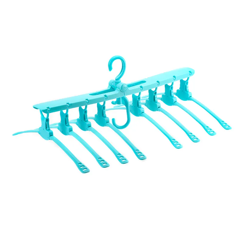 Good quality multifunction space saving folding magic plastic shirt hanger for clothes factory sale Yimita