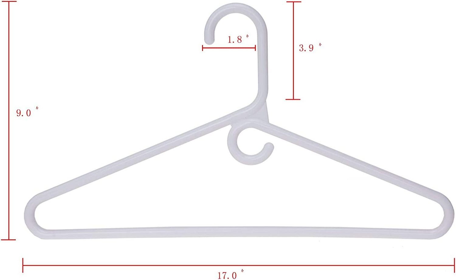 Heavy Duty Accessory Hook Thick Strong Durable Laundry hanger Space Save Closet Clothing Non Slip cheap Clothes Plastic Hanger