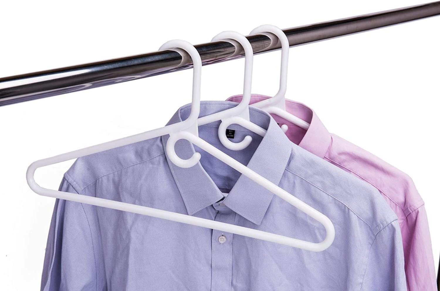 Heavy Duty Accessory Hook Thick Strong Durable Laundry hanger Space Save Closet Clothing Non Slip cheap Clothes Plastic Hanger