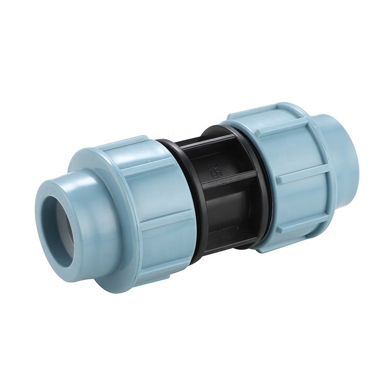 LIRLEE Plastic Water Pipe Fittings Distribute Irrigation Durable HDPE PP Compression Fittings