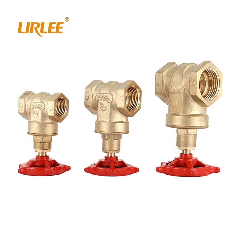 LIRLEE Durable NPT BSP Thread Water Control Spiral Water Sluice Brass Gate Valve