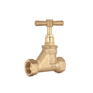 LIRLEE Factory Price Traditional UK Type England Forged Brass Water Control Valve K55 K54 Hose Taps T Handle Stop Cocks