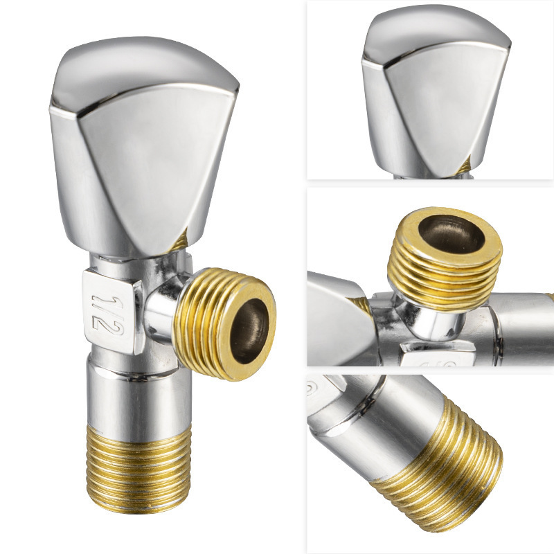 LIRLEE High Quality Bathroom Accessories Toilet Stainless Steel Angle Valve Faucet Angle Stop Valve