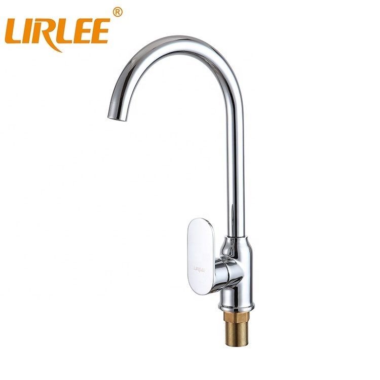 2022 New Wholesale Good Quality Two Handle Lever Single Hole Hot Cold Water Mixer Sink Kitchen Faucets