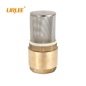 LIRLEE OEM Factory Price Industrial Brass Vertical Check Valves Brass Automatic Air Vent Valve Spring Check Valve