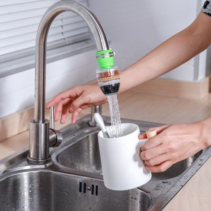 Mini home kitchen ceram activated carbon tap faucet water purifier filter kitchen faucet