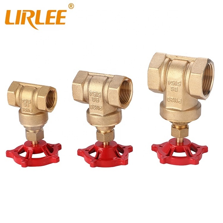 LIRLEE Manufacture Copper Water Control Female Thread PEX Brass Gate Valve 1inch 2inch 3inch 4inch