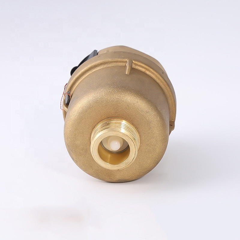 LIRLEE Digital Water Meter Brass Body Volumetric Rotary Piston Water Meters With Pulse Reed Switch Remote Reading