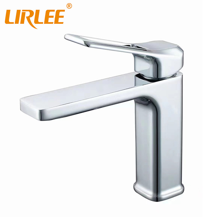 LIRLEE High Quality Luxury Home Bathroom Brass Basin Faucets