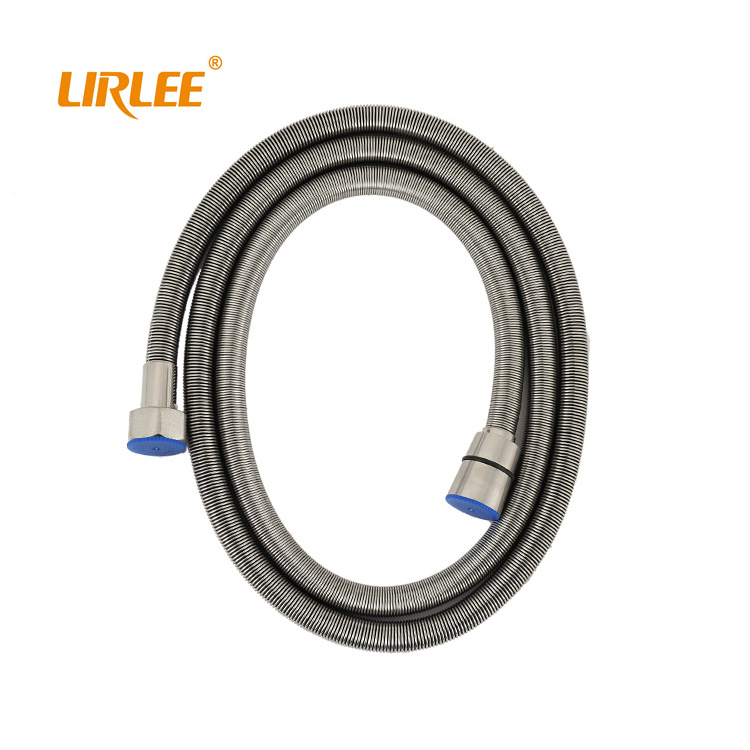 LIRLEE high quality bathroom accessories flexible black pvc shower hose