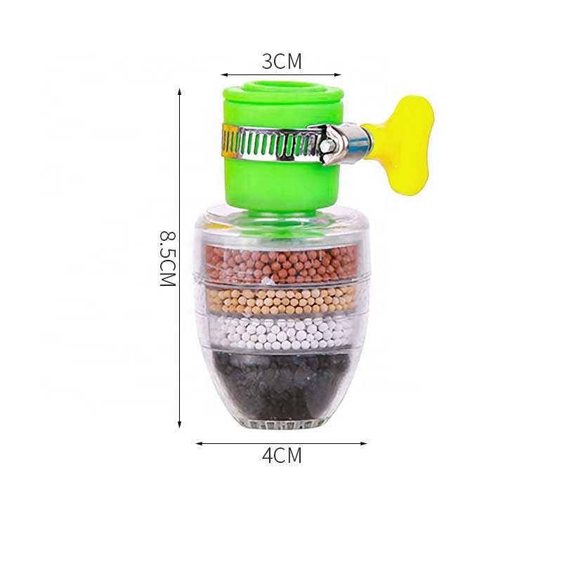 Mini home kitchen ceram activated carbon tap faucet water purifier filter kitchen faucet