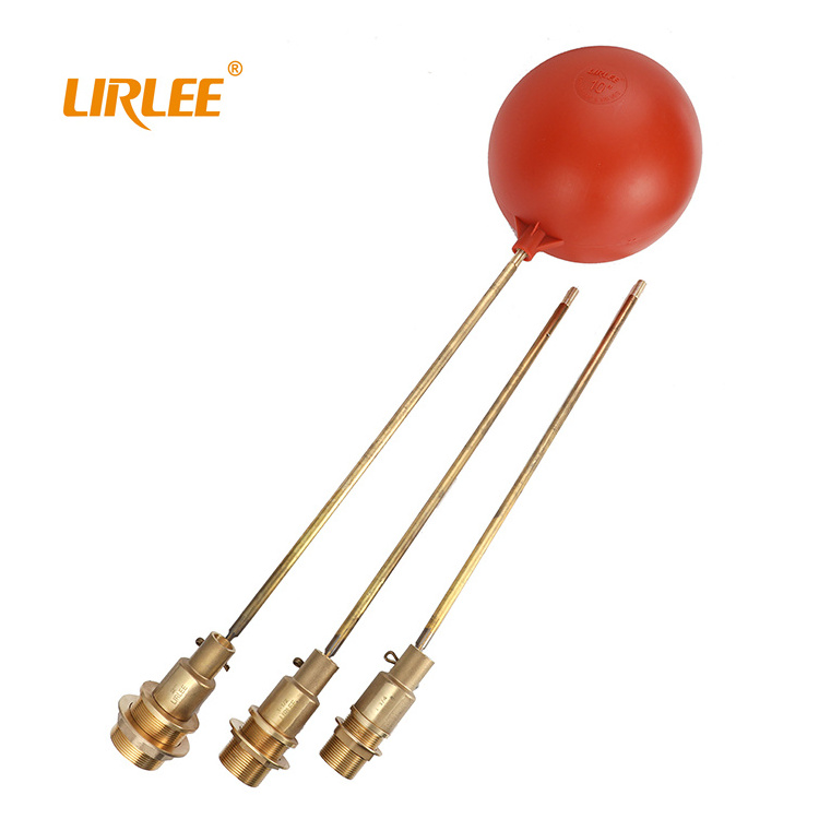 LIRLEE High Quality Stainless Steel Male Thread Brass Ball Float Valve For Water