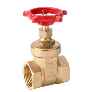 LIRLEE Manufacture Copper Water Control Female Thread PEX Brass Gate Valve 1inch 2inch 3inch 4inch