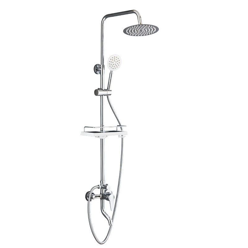 LIRLEE Customizable Shower Faucet System Bath and Shower Faucet Gold Contemporary Bathroom Thermostatic Faucets