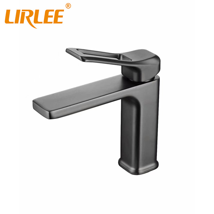 LIRLEE Factory Price Luxury High Quality Chrome Washroom Basin Mixer Brass Taps Waterfall Bathroom Basin Faucets