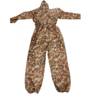 Hot Sale disposable coverall overalls Disposable Camouflage Coveralls dust proof Protection paintball camo coverall for games