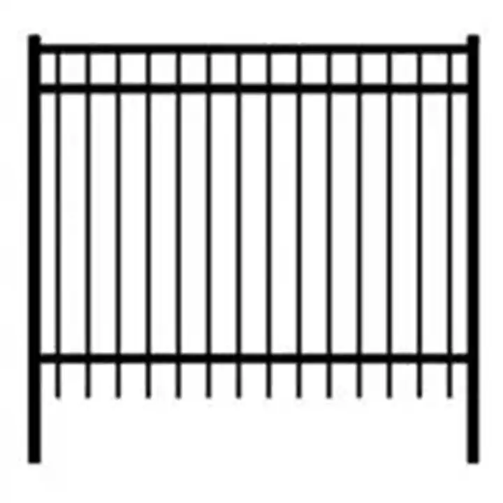 Hot sale modern Metal Fence Galvanized Picket Wrought Iron Fence Panels Steel Fence