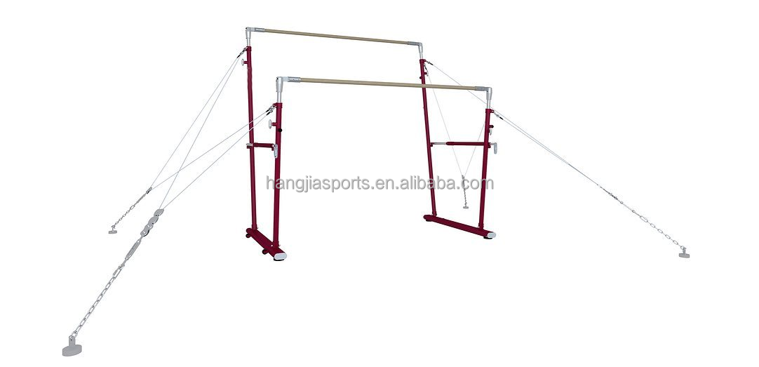 High Quality factory FIG standard Gymnastic Equipment Uneven Bar Uneven parallel bars for  competition