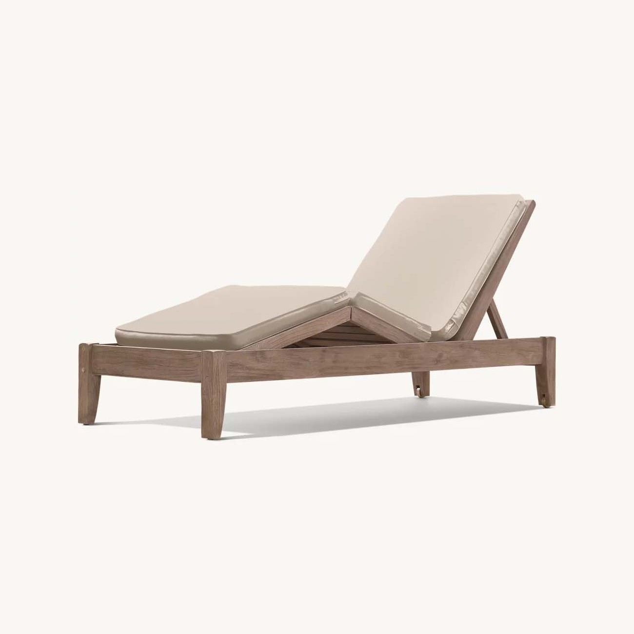 Hot selling outdoor patio garden teak wood patio set pool chair lounge furniture teak chaise lounge