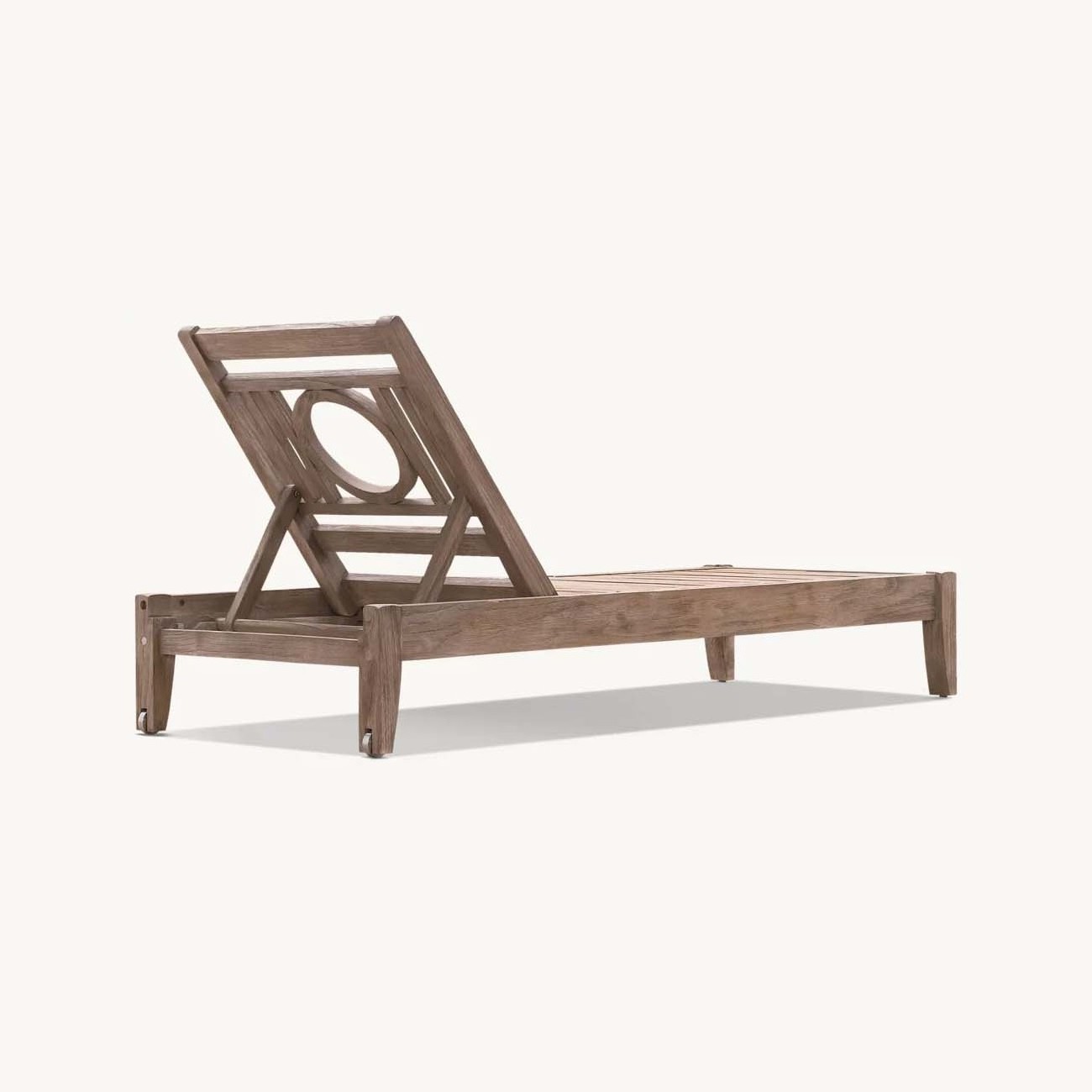 Hot selling outdoor patio garden teak wood patio set pool chair lounge furniture teak chaise lounge