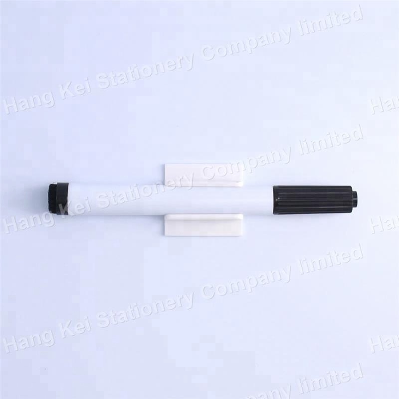 Promotional plastic self adhesive dry eraser marker pen holder