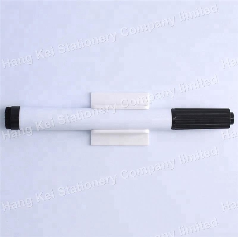 Promotional plastic self adhesive dry eraser marker pen holder