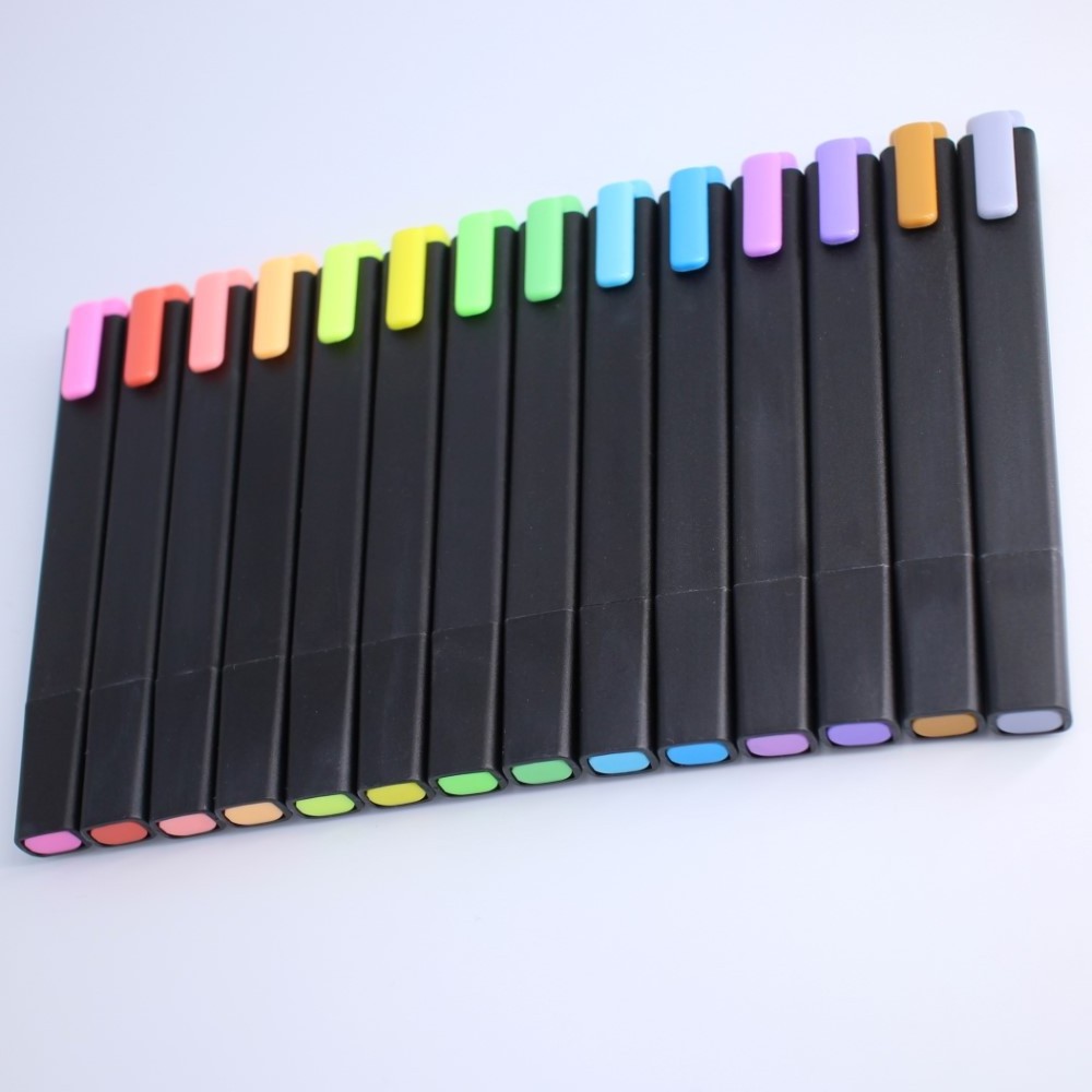 Factory price neon bright colour highlighter pen set