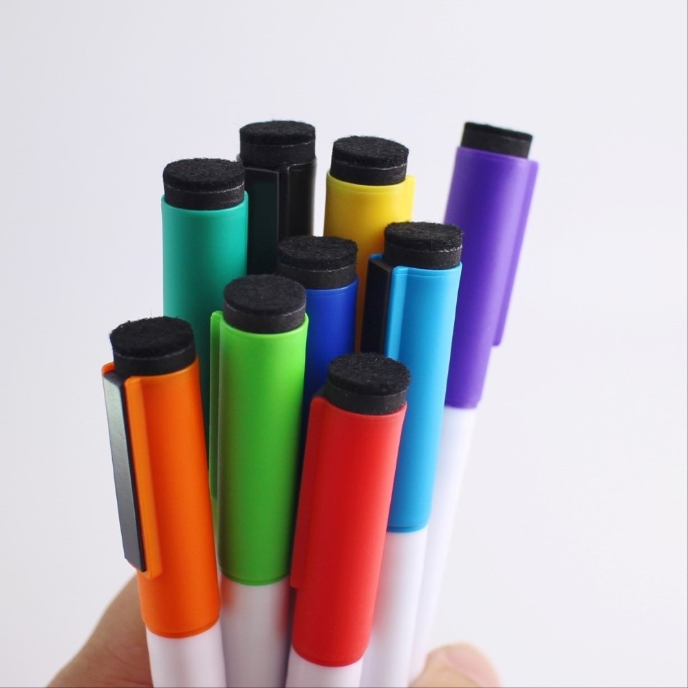 Top sale dry erase whiteboard marker pen set with eraser & magnet