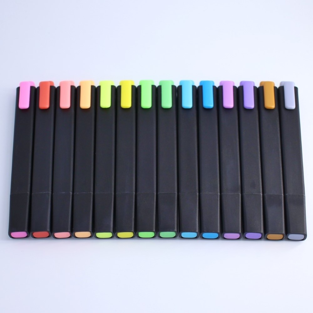 Factory price neon bright colour highlighter pen set