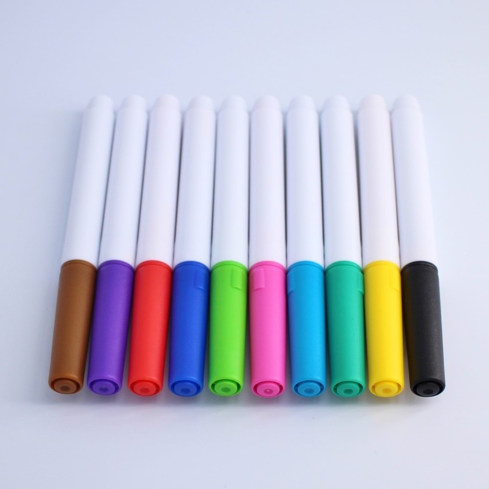 Dry or wet clean whiteboard marker pen set for drawing