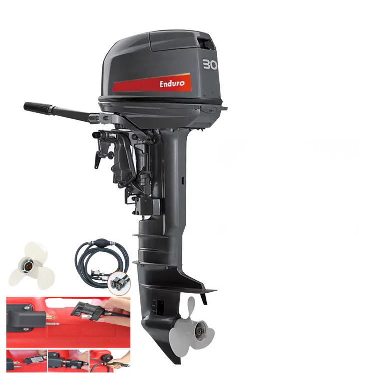 Factory Sale Gasoline Engine Price 2 Stroke 30HP Outboard Boat Motor Boat Engine  Compatible with yamaha