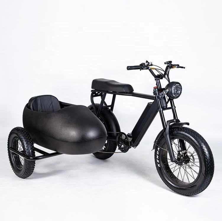 CHINFUN 20INCH Three Wheel 750w1000w 1500w Electric Tricycles Bicycle Sidecar Motorcycle Electric Scooter