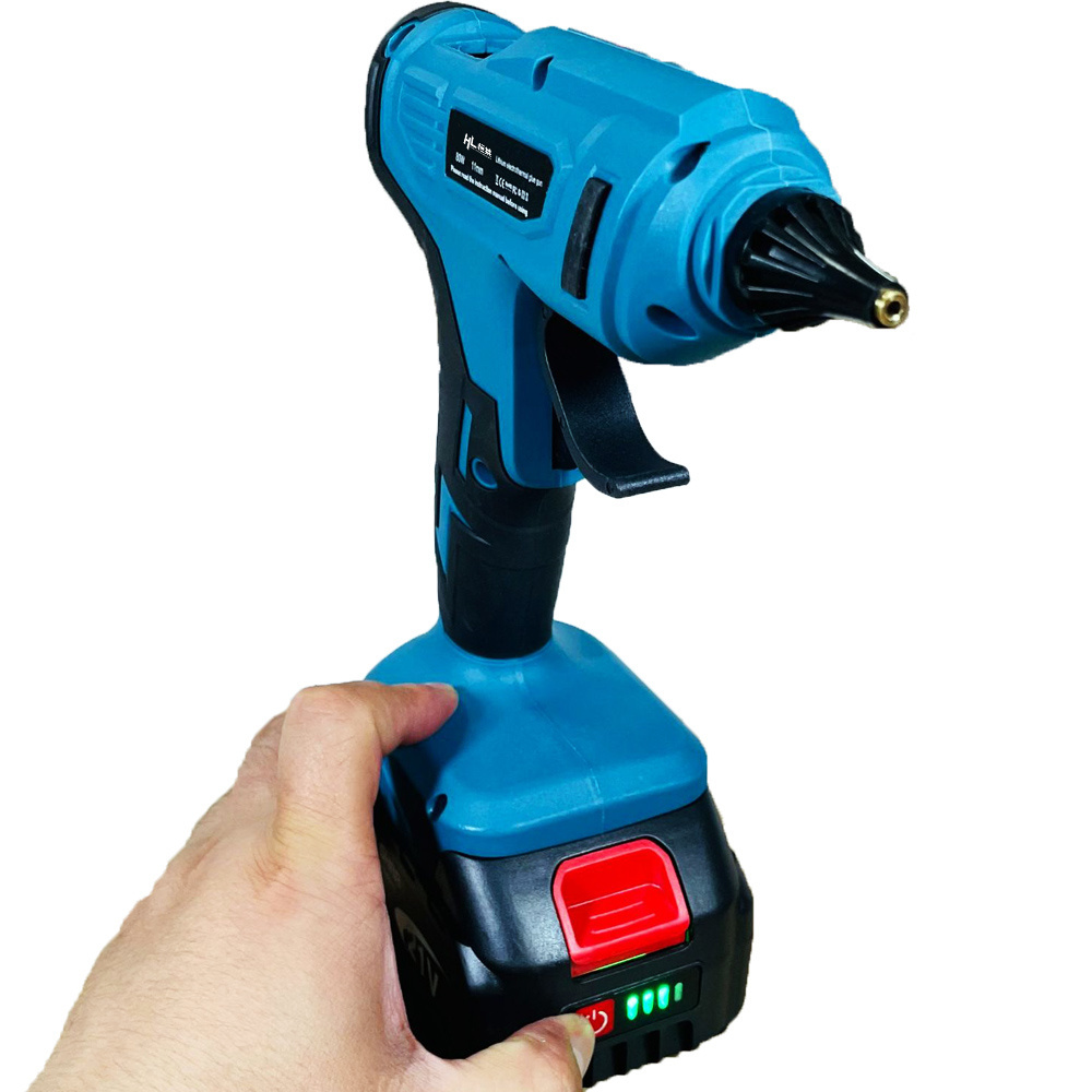 Power Tools Hot Melt Glue Gun Wireless Lithium Battery Cordless Hot Glue Gun Interface Compatible Rechargeable