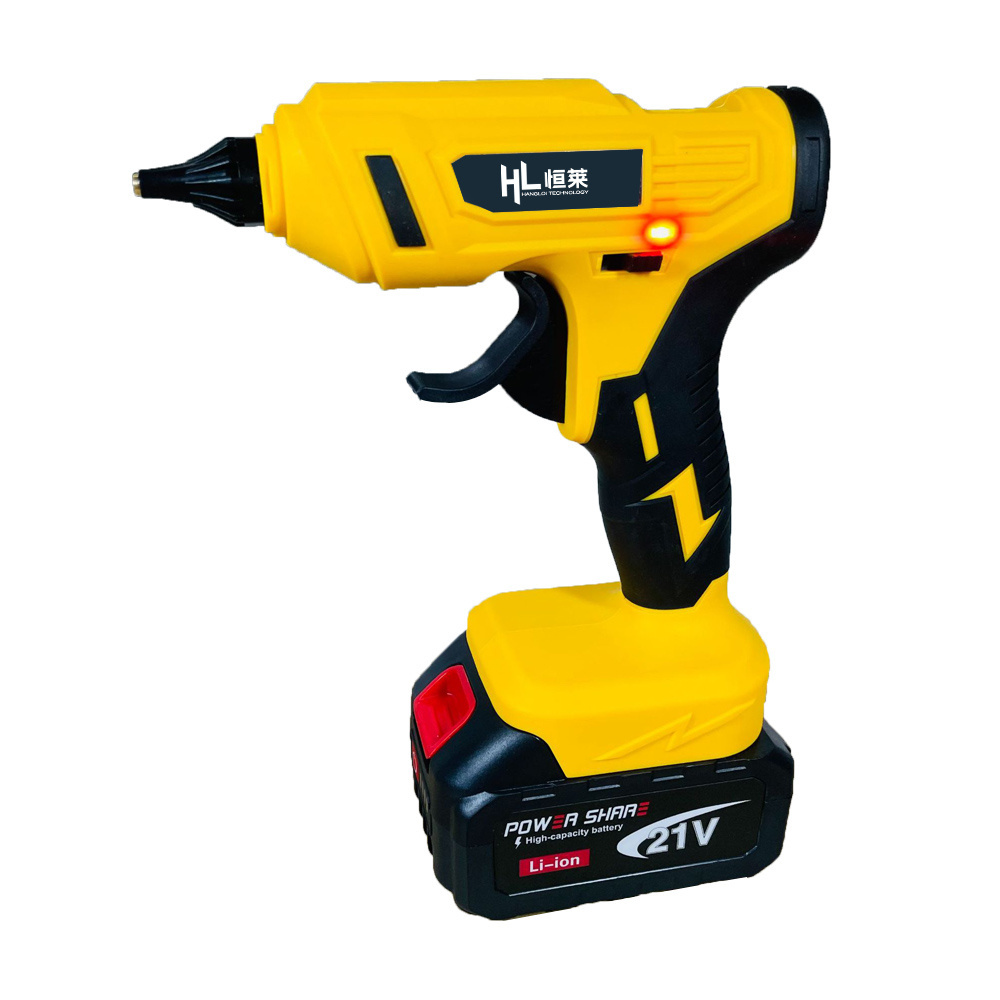 Power Tools Hot Melt Glue Gun Wireless Lithium Battery Cordless Hot Glue Gun Interface Compatible Rechargeable