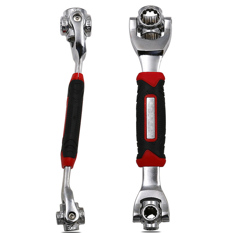 Henglai 48 in 1 With Spline Bolts Universal Torx Wrench 360 Degree Rotating Head Multi-function Universal Tiger Socket Wrench